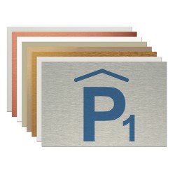 Placa aluminiu aurie pentru tablouri