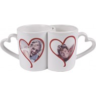 Set cani cuplu cu toarta inima